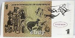 Australia 1966. 1 Dollar Banknote. Rare Specimen Note. High Book Value