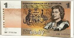 Australia 1968. One Dollar Banknote. Collector's Starnote. Consecutive Trio