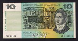 Australia R-301S. (1966) Coombs/Wilson 10 Dollar STAR Note. Prefix ZSB. GEF-aU