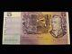 Australian 5 Dollar Note Johnston / Stone Cut Error Off Center Print Error #ZY1b