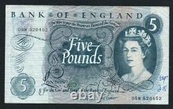 B325 Page £5 Pounds Replacement Banknote, 05M 520452, F+