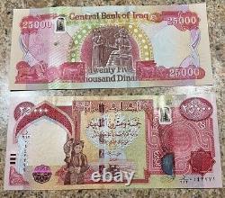 BACK IN STOCK 25000 x20 500k latest New Iraqi Dinars Uncirculated 2020