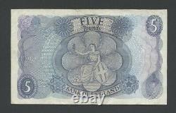BANK OF ENGLAND £5 note Hollom 1963 M05 Replacement B298 GVF Banknotes