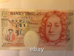 BANK OF ENGLAND £50 BANKNOTE, January 1999, Uncirculated K05 675363