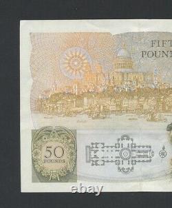 BANK OF ENGLAND £50 note 1988 Gill QEII B356 Good EF Banknotes