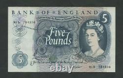 BANK OF ENGLAND QEII Fforde £5 1967 M Replacement B313 EF Banknotes
