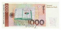 BRD 1000 DM Deutsche Mark Banknote 1991 AA2133830A1 kassenfrisch, Rosenberg 302
