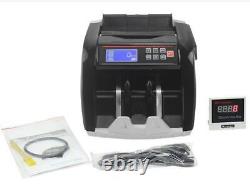Bank Note Counter Machine Money Currency Auto Banknote Counting Detector Cash