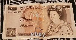 Bank Of England £10 Ten Pound Note 1988-1991 Crisp Old Banknote collectable vint