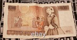 Bank Of England £10 Ten Pound Note 1988-1991 Crisp Old Banknote collectable vint