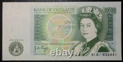 Bank of England £1 81 R Page - UNC/MINT - Experimental 81R 9321447