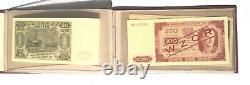 Banknote, Poland, SPECIMEN! 1948-1965 year, Orginal book! Rare, 5 pcs set. UNC