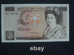 Briish £10'UNC''Z' 1980 Somerset BANKNOTE