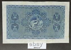 British Linen Bank £5 (P158bb) M/7 prefix 1943 GVF