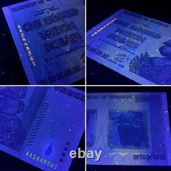Buy Zimbabwe Banknotes Zimbabwe 100 Trillion Dollars AA 2008 UNC, COA Included