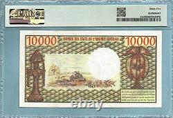 Cameroun 10,000 Francs ND(1978) P#18b Sign#11 Banknote PMG 35