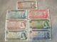 Canada 1 2 5 10 20 50 100 Dollars Paper Money 1969 1970s Vintage Banknotes F/VF