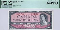 Canada, $1000, 1954, BC-44d, QEII, PCGS Very Choice New 64 PPQ