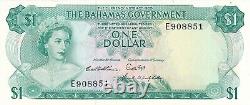 Central Bank Of The Bahamas 1 Dollar Pick 18b 3 Signatures UNCIRCULATED