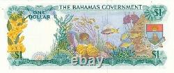 Central Bank Of The Bahamas 1 Dollar Pick 18b 3 Signatures UNCIRCULATED