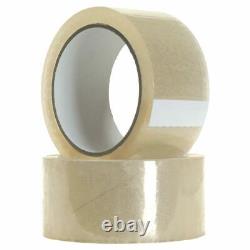 Clear Strong Parcel Packing Tape Carton Sealing 48mm X 66m Cellotape Packaging