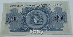 Clydesdale & North of Scotland Bank Limited, £100, 1951, Very Rare