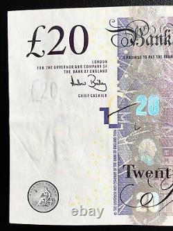 Collectible £20 Bank Note AA55 209728 In Good Condition 2004-2011 Andrew Bailey