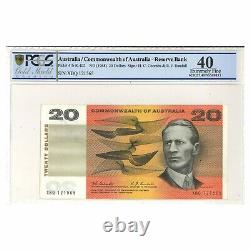 Commonwealth of Australia 1967 $20 Paper Banknote Coombs/Randall PCGS Graded EF