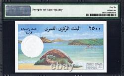 Comoros 2500 Francs P13 1997 PMG66 Gem UNC EPQ Banknote Currency Note African
