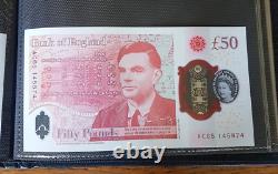 Consecutive £10 pound notes X 3 uncirculated Sarah John