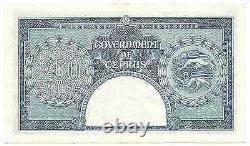 Cyprus Banknote 250 Mils 1957 P33 Key Date gVF++-aXF Queen Elizabeth Rare Free