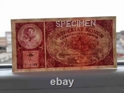 Czechoslovakia RARE BANKNOTES - CESKOSLOVENSKÉ BANKOVKY VZÁCNÉ