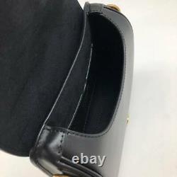 Dior Bobby Hobo Box Medium Leather Bag Black Color Shoulder Bag Strap Women