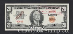 Dominican Republic Banknote Specimen Catalog 83s