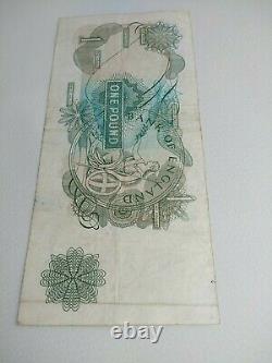 E01Y First Run Old £1 One Pound Note. Fforde 1st Run Very Rare