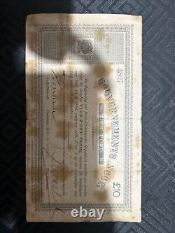 Extremely Rare And Unique Ten Pound South African Note- 1900