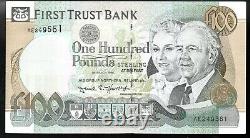 First Trust Bank Belfast £100 pound banknotes UNC to VF 1996 1998 Armada back