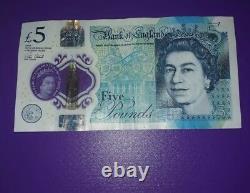 Five Pound Note Aa02 Low Serial Number