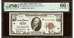 Fr. 1860-B $10 1929 Federal Reserve Bank Note. PMG Gem Uncirculated 66 EPQ