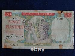 French Indo-china Banknote Collection 11 Notes Mixed Grades Iconic Notes