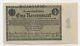 Germany 1 Rentenmarck 11-1923 Pick 161 aUNC Almost Uncirculated Banknote Ref 80