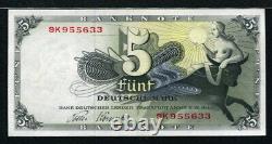 Germany Federal Republic 1948, 5 Deutsche Mark, P13, VF+EF