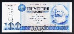Germany GDR 100 Mark 1975 UNC Perforation Specimen Banknote Banknote 002