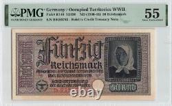 Germany / Occupied Territories WWII ND (1940-45) P-R140 PMG About UNC 55 50 Reic