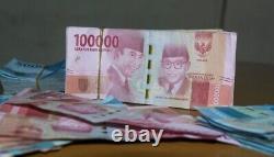 INDONESIAN RUPIAH 100,000 X 10= 1 Million (1,000,000) IDR CIRCULATED INDONESIA