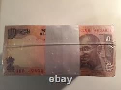 India, Mahatma Gandhi, 1000 Notes, 10 Rupee, Currency, Paper Money, Lion At Back