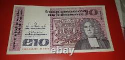 Ireland 1 Pound to 50 Pounds Banknotes Eire Rare Bank of Ireland Punt Note Set
