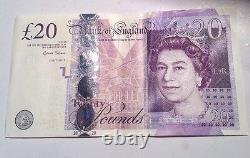 JC-Jesus Christ- 666 24 7 67 Serial Number Collectable Circulated £20 Pound Note