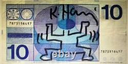 Keith Haring original art on Dutch banknote 1986 FULLY AUTHENTICATED