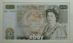 Kentfield First Runs £5 R01, £10 KN01, £20 E01 & £50 E01 Banknotes folder C106